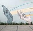 Share | Murals by Allison Kunath | 555 aviation in El Segundo