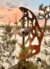 cholla catcher | Sculptures by Kelly Witmer. Item made of steel with ceramic