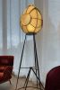 Fresnel Lens Floor Lamp | Lamps by Neptune Glassworks. Item made of metal with ceramic