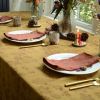 Block Print Tablecloth | Marigold | Linens & Bedding by ichcha. Item made of cotton works with boho & minimalism style
