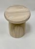 Parabolic base line of seating... | Stool in Chairs by Wooden Imagination. Item made of wood works with mid century modern & contemporary style