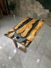 Black Olive Resin Table - Epoxy Dining Table | Tables by TigerWoodAtelier. Item composed of walnut in boho or minimalism style