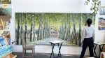 Chateaux Margaux | Oil And Acrylic Painting in Paintings by Lisa Elley ART. Item made of canvas compatible with contemporary and country & farmhouse style