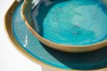 Range of tableware in Turquoise. Plates, cups, bowls, presentation dishes,... | Dinnerware by Charlotte Ceramics | Private Residence in Ibiza. Item composed of stoneware