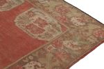 Antique Bessarabian Rug in Red and Green with Floral | Area Rug in Rugs by Rug and Kilim