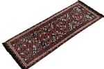 Tribal runner in red, black and white geometric pattern | Area Rug in Rugs by Rug and Kilimarea