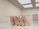 Megalith Coffee Table | Tables by Duffy London. Item made of marble with glass works with modern style