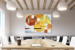 Sunny Day in LA | Mixed Media by TS ModernArt Studio | Private Residence - Manhattan Beach in Manhattan Beach. Item composed of canvas