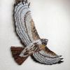 Mosaic hawk wall hanging | Wall Sculpture in Wall Hangings by Julia Gorbunova
