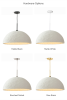 MushLume Hemi Pendant - Large | Pendants by MushLume Lighting