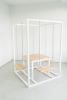 White 4-Seater SwingTable Cedar | Picnic Table in Tables by SwingTables. Item made of wood with steel