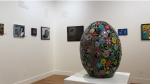 Fertility - Egg Sculpture | Public Sculptures by JK Mosaic, LLC. Item made of stone with glass
