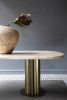 Rec Dining Table | Tables by LAGU. Item made of brass with marble