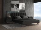 Double bed BreakFree | Beds & Accessories by PANOPTIKUM COLLECTIONS. Item made of cotton
