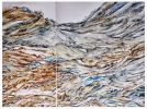 Quartz-27 ‘flow ‘ | Oil And Acrylic Painting in Paintings by Sangeeta Sagar. Item composed of canvas and synthetic