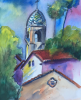 California Impressions 1 and 2 | Oil And Acrylic Painting in Paintings by Claudia E. Kazachinsky. Item composed of canvas & synthetic