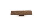 Medium Hammered Rectangle | Pull in Hardware by Thea design. Item composed of brass