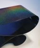 Whorl Console In Black Iridescent Powder Coated Aluminum | Console Table in Tables by Neal Aronowitz. Item composed of aluminum compatible with minimalism and mid century modern style