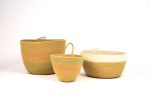 Dyed Amber Bucket | Vase in Vases & Vessels by MOkun. Item composed of cotton & ceramic