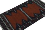 Vintage Afghan Baluch Kilim Scatter Rug, with Geometric | Area Rug in Rugs by Rug and Kilim