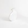 Flat vase - shiny white | Vases & Vessels by Project 213A. Item composed of stoneware compatible with contemporary style