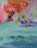 A joyful world - Original painting | Oil And Acrylic Painting in Paintings by Xiaoyang Galas. Item made of canvas works with mediterranean style