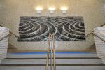 Transitions | Public Mosaics by Barbara Cooper | Paulina Station of the Brown Line, Chicago, IL in Chicago. Item made of brass & stone