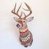 Hand-painted Deer | Wall Sculpture in Wall Hangings by Cassandra Smith | Hewing Hotel in Minneapolis. Item composed of synthetic