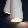White Melo Sconce - Minimalist Ceramic Ambient Lighting | Sconces by Catalin Filip. Item made of wood with ceramic works with boho & eclectic & maximalism style