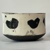 Hand Painted Black Clay Bowl | Dinnerware by cursive m ceramics. Item made of ceramic