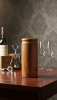 Solid Walnut Wine Chiller | Hand-Turned | Storage by Holzkunst Samuel Meisinger. Item made of walnut compatible with country & farmhouse and art deco style