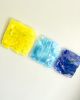 Perfect imperfection Yellow/Blue | Ornament in Decorative Objects by Wall Art Object by Betti Brillembourg