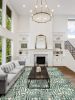 Theseus Maze Hand-Tufted Area Rug | Rugs by Kevin Francis Designs. Item made of fabric & fiber compatible with mid century modern and contemporary style