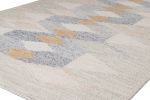 Rug & Kilim’s Scandinavian Rug in Beige and Gray, with Blue | Area Rug in Rugs by Rug and Kilim