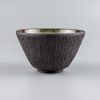 Handmade Carved Bowl Iridia Corolis | Dinnerware by Svetlana Savcic / Stonessa. Item made of stoneware works with japandi style