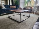 Walnut and Steel studio piece | Coffee Table in Tables by Donald Mee Design. Item made of walnut with bronze works with minimalism & contemporary style