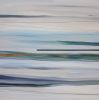 Streams, Oil, Wires and Sand on Canvas | Paintings by Michele Krauss