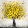 Sun Tree Original painting on canvas | Oil And Acrylic Painting in Paintings by DaggArt. Item made of canvas with synthetic