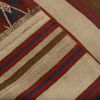 Vintage Mid-Century Fatiye Beige Brown Wool Kilim Rug | Area Rug in Rugs by Rug and Kilim