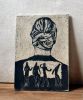 White Ceramic Tile Wall Hanging Tile | Wall Sculpture in Wall Hangings by ShellyClayspot. Item composed of ceramic