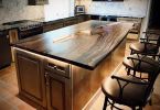 Live Edge Island top | Countertop in Furniture by Citizen Wood Company. Item composed of wood