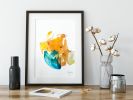 The Colors of Sound | Oil And Acrylic Painting in Paintings by Nicolle Cure. Item composed of synthetic
