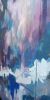 Sunrise Through Fog - blue abstract painting | Oil And Acrylic Painting in Paintings by Brandy M. Patterson. Item made of canvas works with eclectic & maximalism & coastal style
