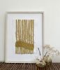 Places of Me no. 3 | Tapestry in Wall Hangings by Sarah Lawrence. Item composed of cotton and paper in boho or coastal style