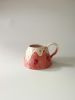 Handmade Ceramic Strawberry Shortcake Cup | Mug in Drinkware by HulyaKayalarCeramics. Item composed of ceramic in boho or country & farmhouse style