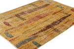 Vintage Zeki Múren Deco Runner in Gold, with Colorful | Area Rug in Rugs by Rug and Kilim