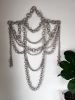 "Anissa" stoneware chain wall sculpture | Wall Hangings by Asmaa Aman Tran. Item composed of cotton & stoneware compatible with boho and contemporary style