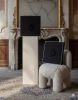 Enigma - Sculptural Black Tapestry | Wall Hangings by Lale Studio & Shop. Item made of oak wood with wool works with contemporary & japandi style