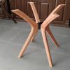 Solid Beech Wood Table Legs, Round Table Legs | Dining Table in Tables by evendes. Item in country & farmhouse or scandinavian style