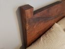 Live Edge Solid Black Walnut California King Size Bed | Bed Frame in Beds & Accessories by Closed Loop Woodworks. Item made of walnut